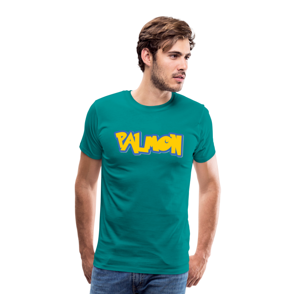 PALMON Videogame Gift for Gamers & PC players Men's Premium T-Shirt - teal