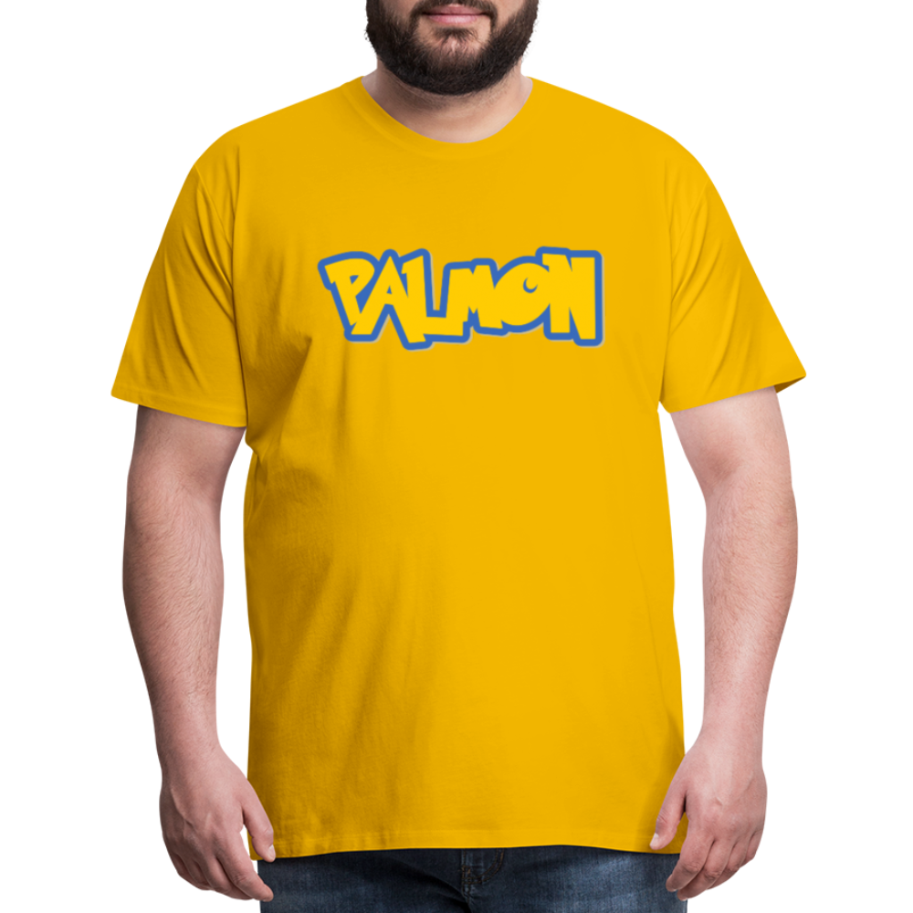 PALMON Videogame Gift for Gamers & PC players Men's Premium T-Shirt - sun yellow