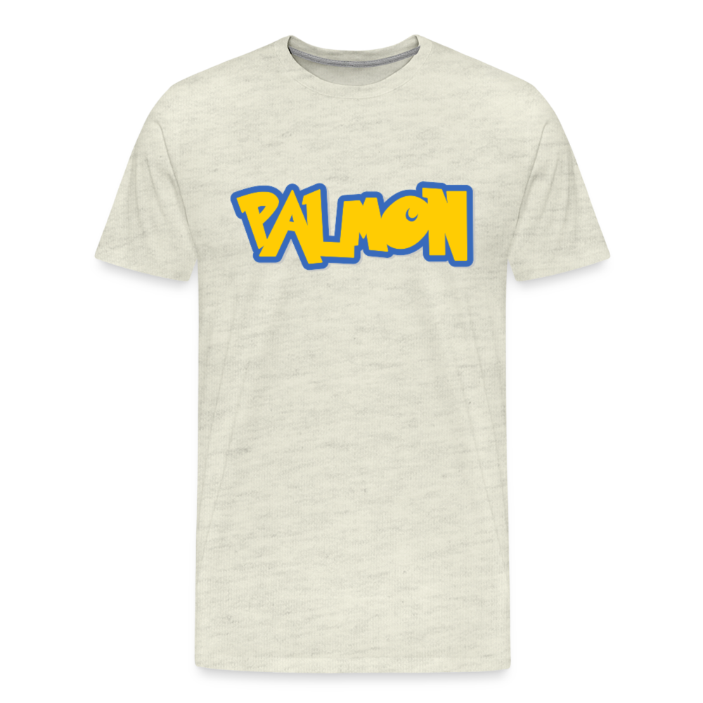 PALMON Videogame Gift for Gamers & PC players Men's Premium T-Shirt - heather oatmeal