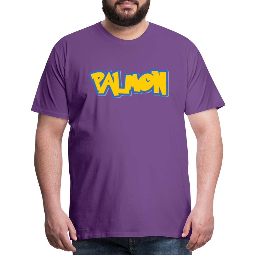 PALMON Videogame Gift for Gamers & PC players Men's Premium T-Shirt - purple