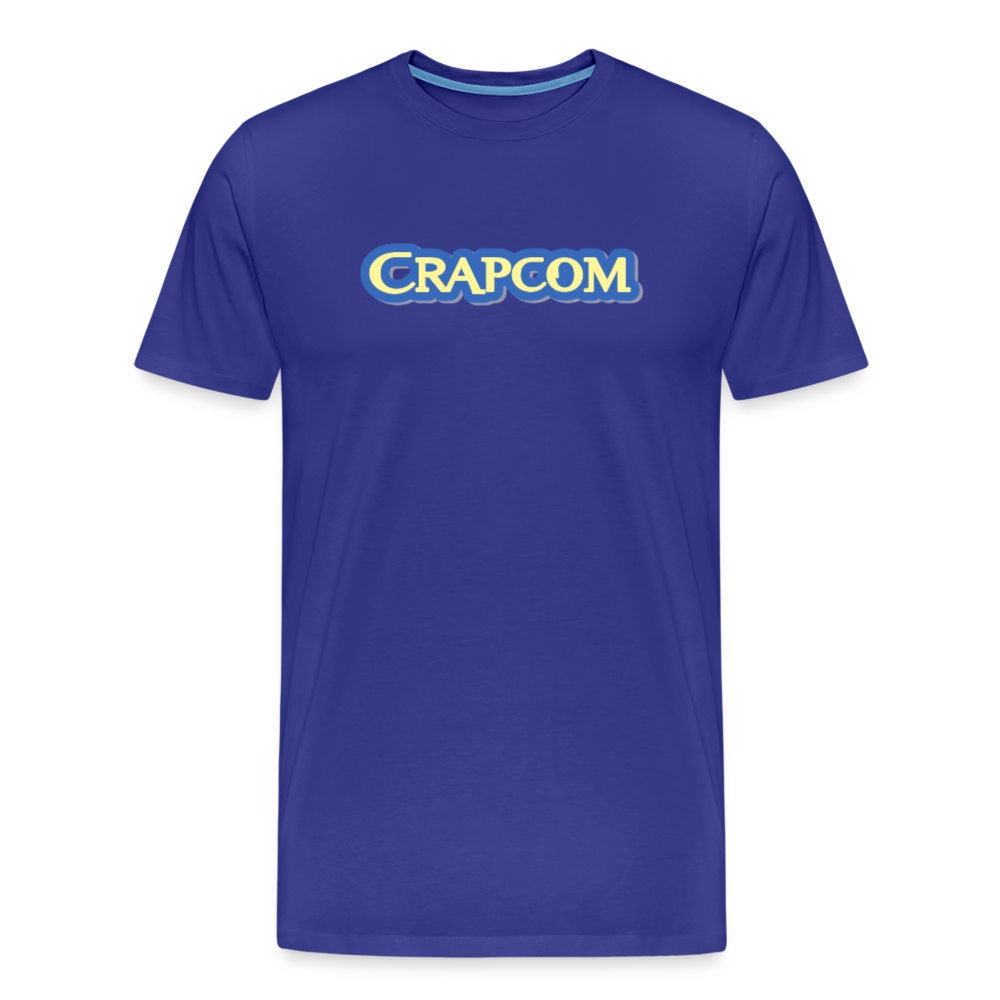 Crapcom funny parody Videogame Gift for Gamers & PC players Men's Premium T-Shirt - royal blue