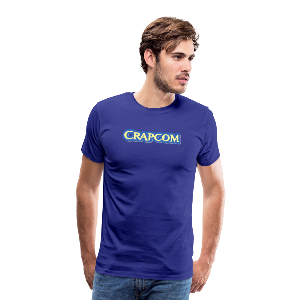 Crapcom funny parody Videogame Gift for Gamers & PC players Men's Premium T-Shirt - royal blue