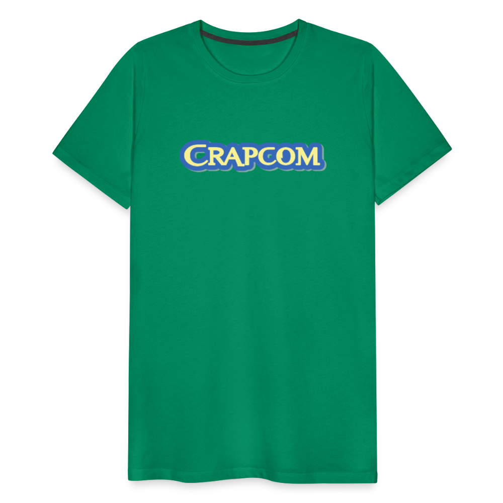 Crapcom funny parody Videogame Gift for Gamers & PC players Men's Premium T-Shirt - kelly green