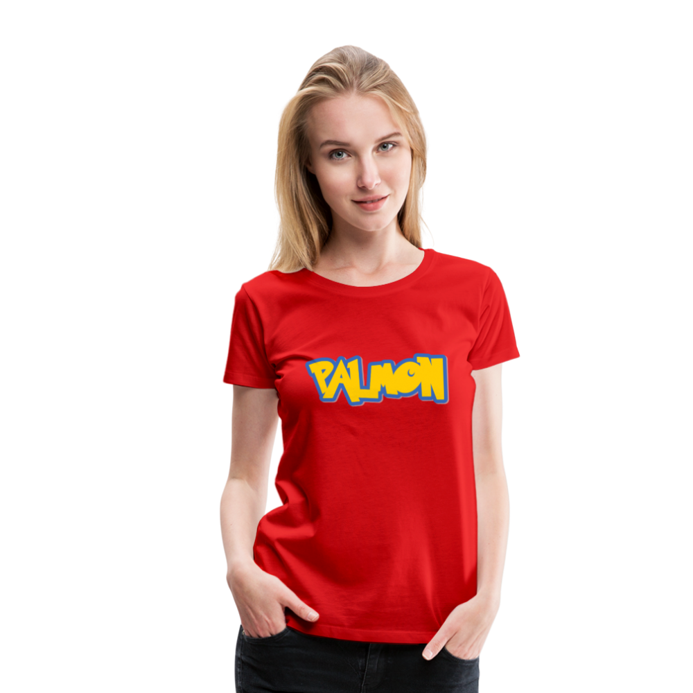 PALMON Videogame Gift for Gamers & PC players Women’s Premium T-Shirt - red