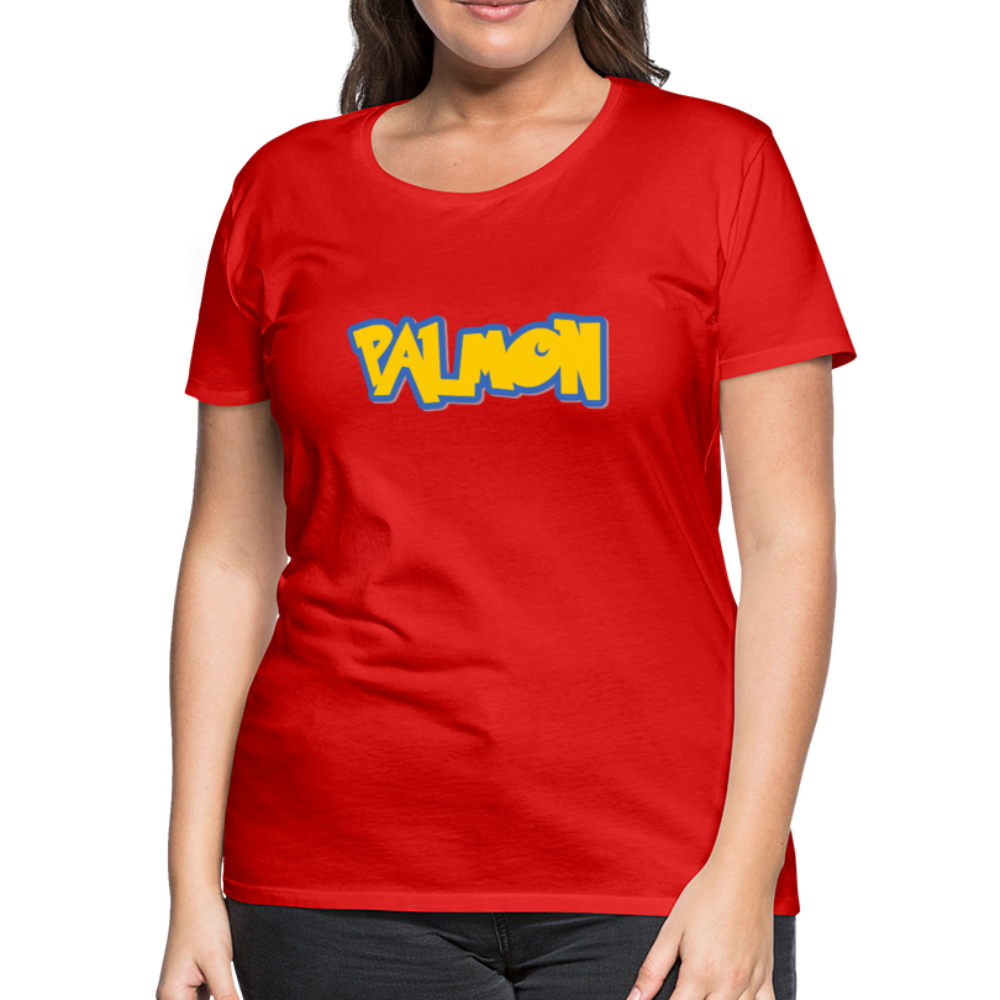 PALMON Videogame Gift for Gamers & PC players Women’s Premium T-Shirt - red