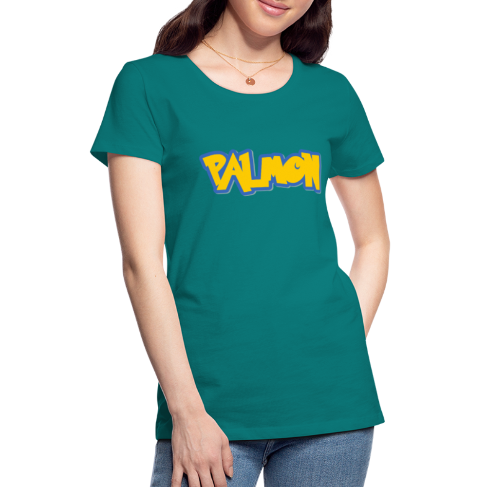 PALMON Videogame Gift for Gamers & PC players Women’s Premium T-Shirt - teal
