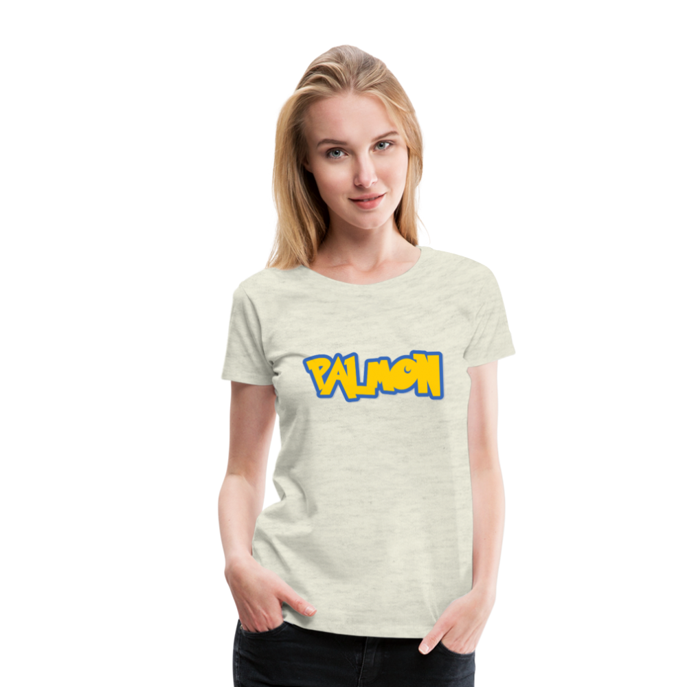 PALMON Videogame Gift for Gamers & PC players Women’s Premium T-Shirt - heather oatmeal