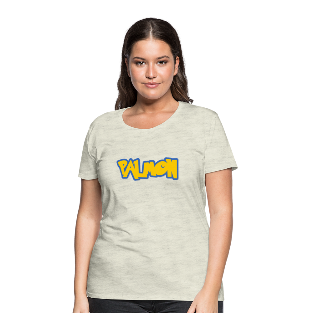 PALMON Videogame Gift for Gamers & PC players Women’s Premium T-Shirt - heather oatmeal