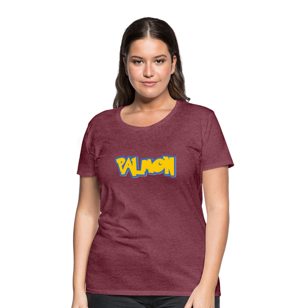 PALMON Videogame Gift for Gamers & PC players Women’s Premium T-Shirt - heather burgundy