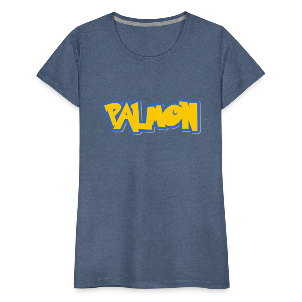 PALMON Videogame Gift for Gamers & PC players Women’s Premium T-Shirt - heather blue