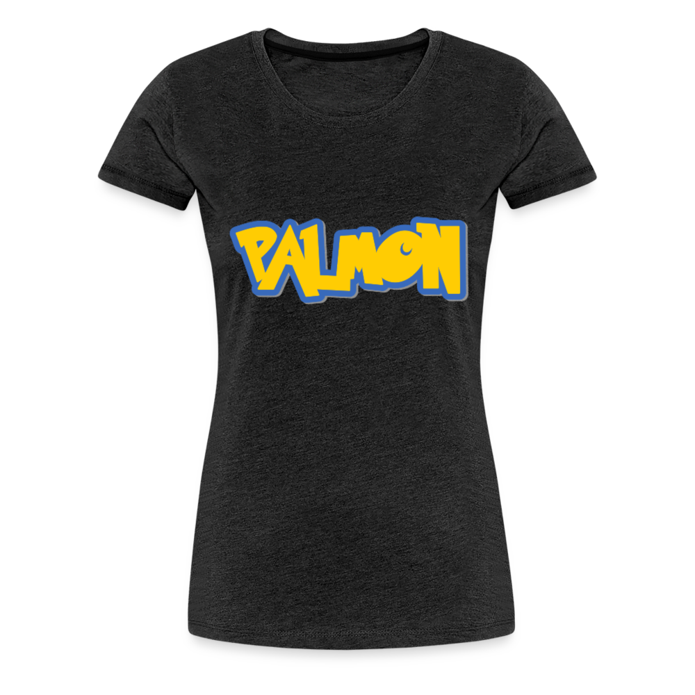 PALMON Videogame Gift for Gamers & PC players Women’s Premium T-Shirt - charcoal grey