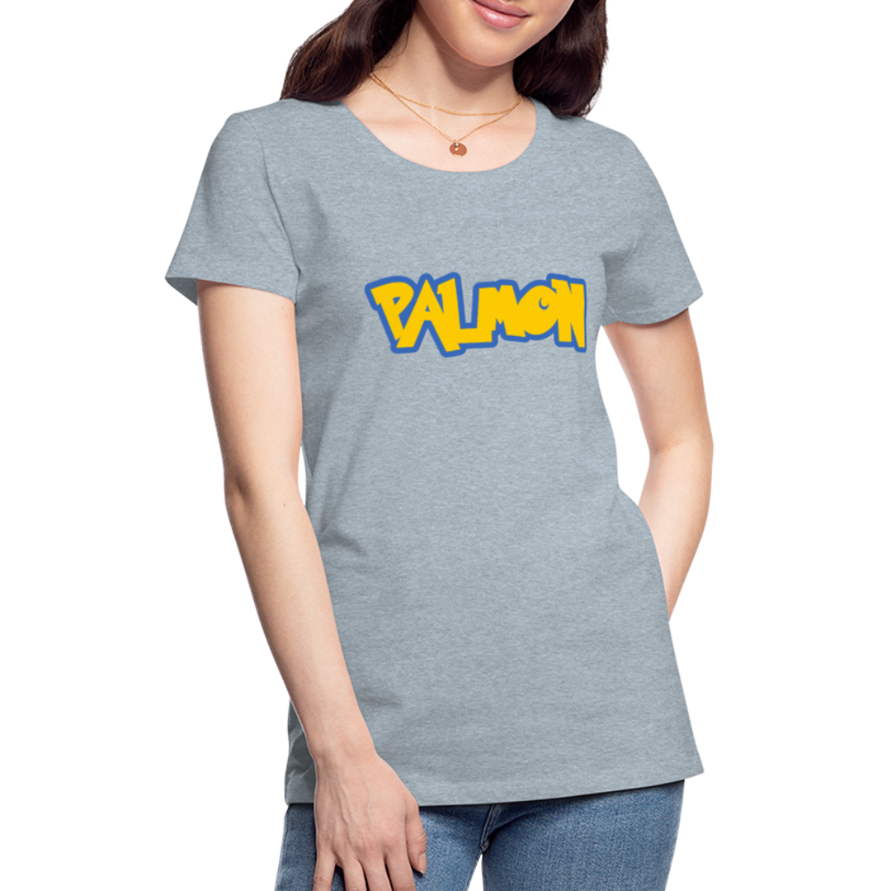 PALMON Videogame Gift for Gamers & PC players Women’s Premium T-Shirt - heather ice blue