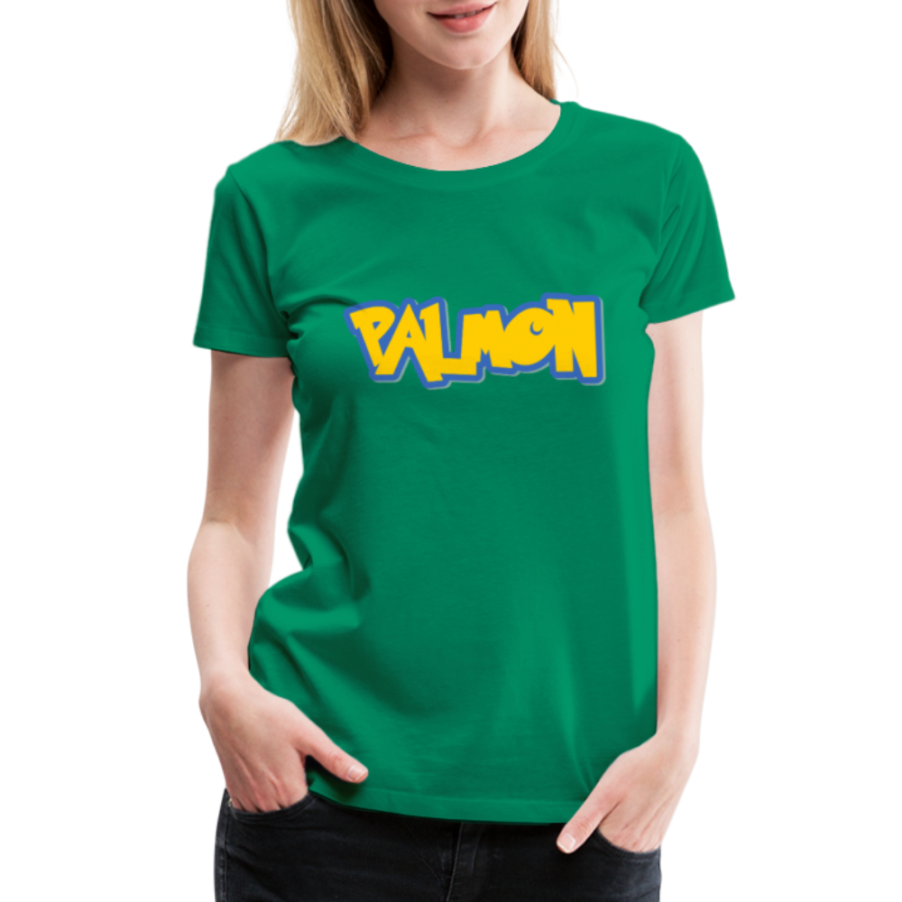 PALMON Videogame Gift for Gamers & PC players Women’s Premium T-Shirt - kelly green