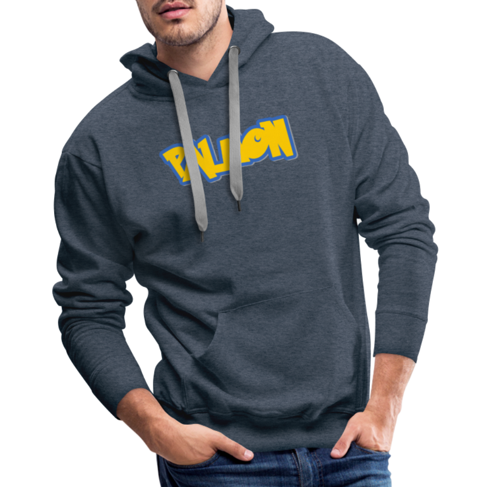 PALMON Videogame Gift for Gamers & PC players Men’s Premium Hoodie - heather denim