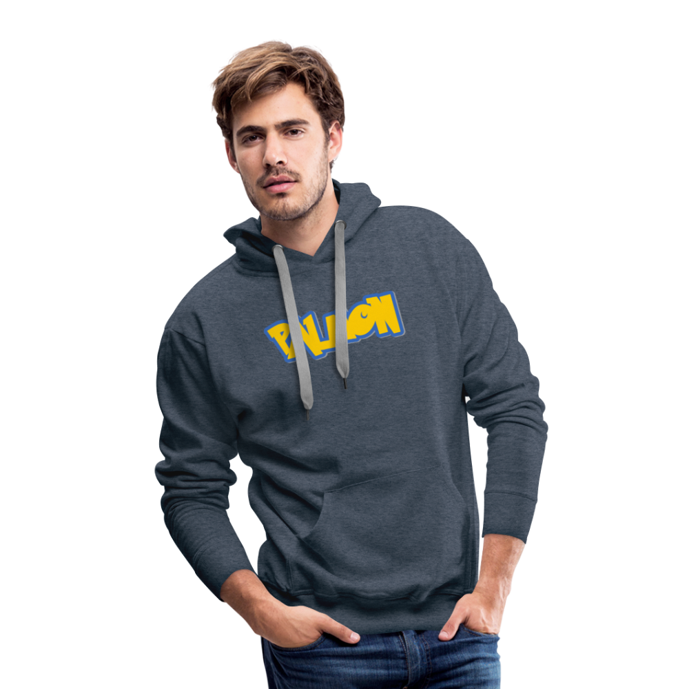PALMON Videogame Gift for Gamers & PC players Men’s Premium Hoodie - heather denim