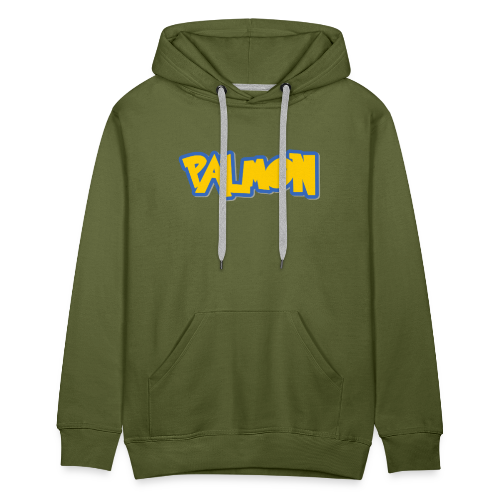 PALMON Videogame Gift for Gamers & PC players Men’s Premium Hoodie - olive green