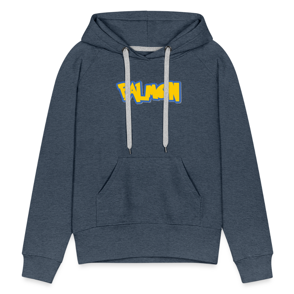 PALMON Videogame Gift for Gamers & PC players Women’s Premium Hoodie - heather denim