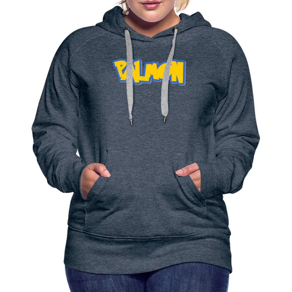 PALMON Videogame Gift for Gamers & PC players Women’s Premium Hoodie - heather denim