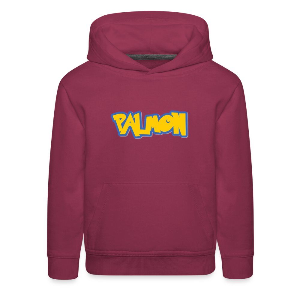 PALMON Videogame Gift for Gamers & PC players Kids‘ Premium Hoodie - burgundy