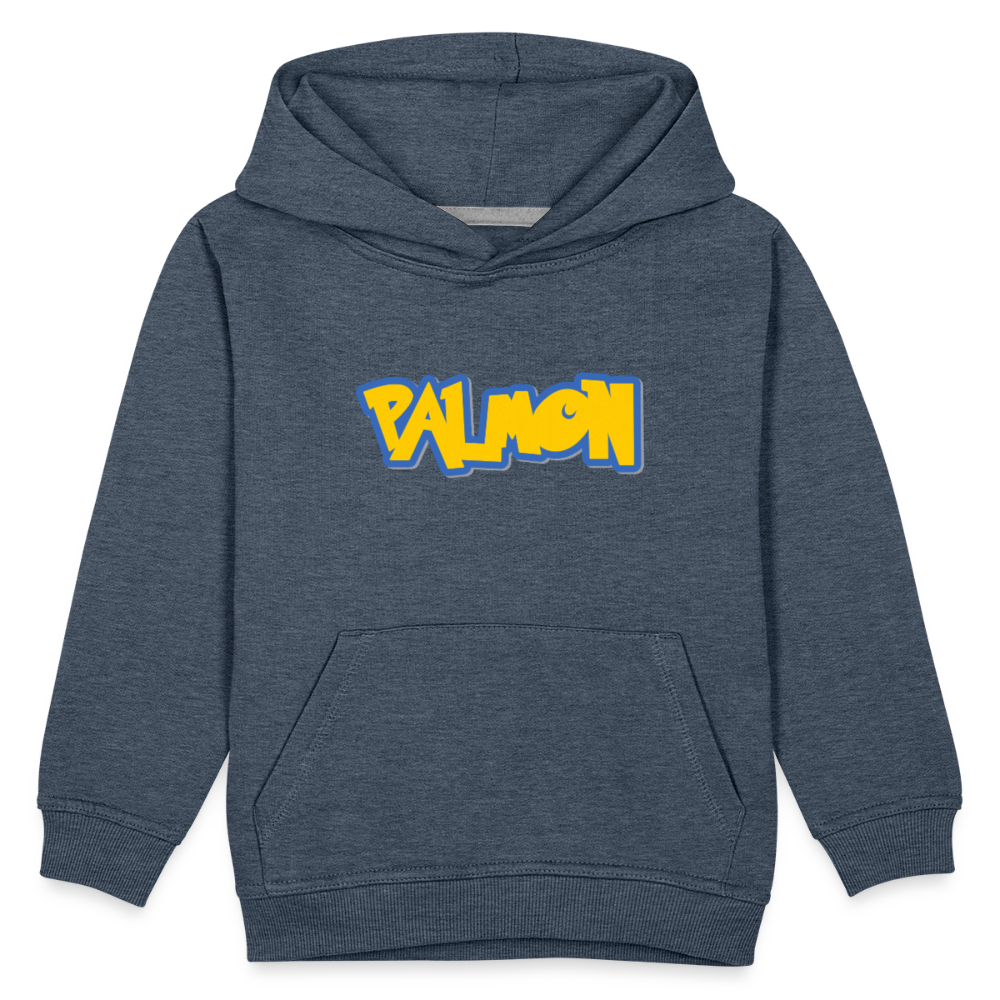PALMON Videogame Gift for Gamers & PC players Kids‘ Premium Hoodie - heather denim