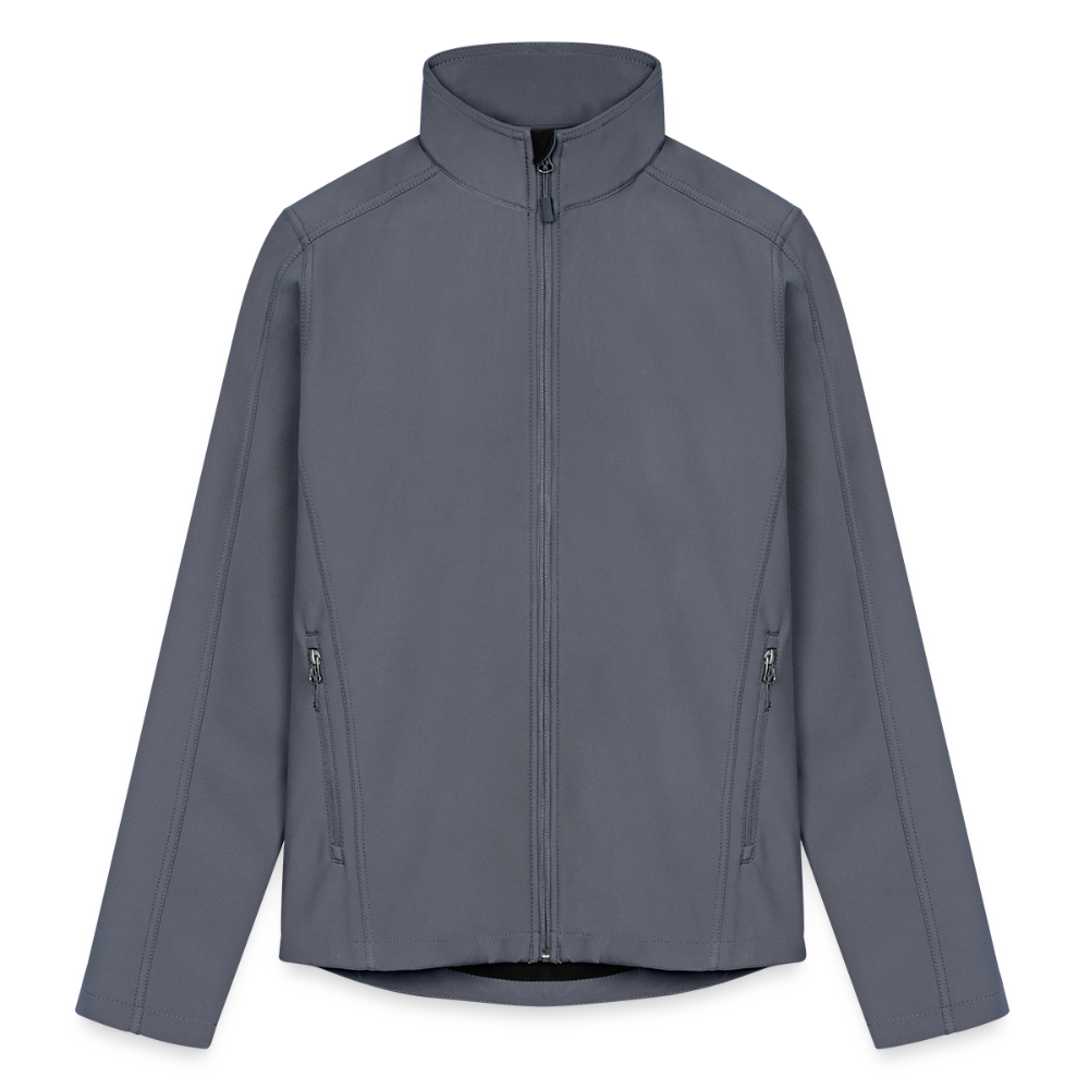 Customizable Men’s Soft Shell Jacket ADD YOUR OWN PHOTO, IMAGES, DESIGNS, QUOTES AND MORE - gray