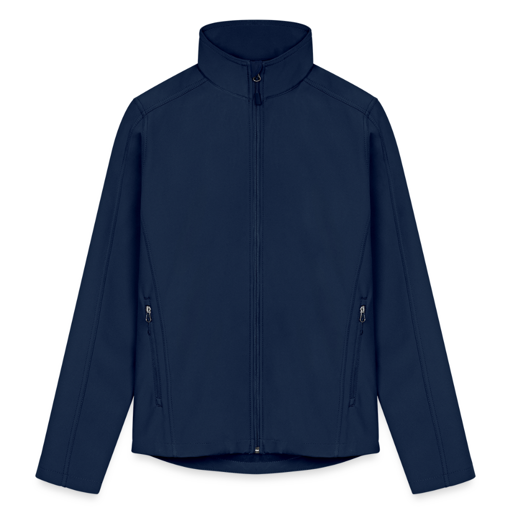 Customizable Men’s Soft Shell Jacket ADD YOUR OWN PHOTO, IMAGES, DESIGNS, QUOTES AND MORE - navy