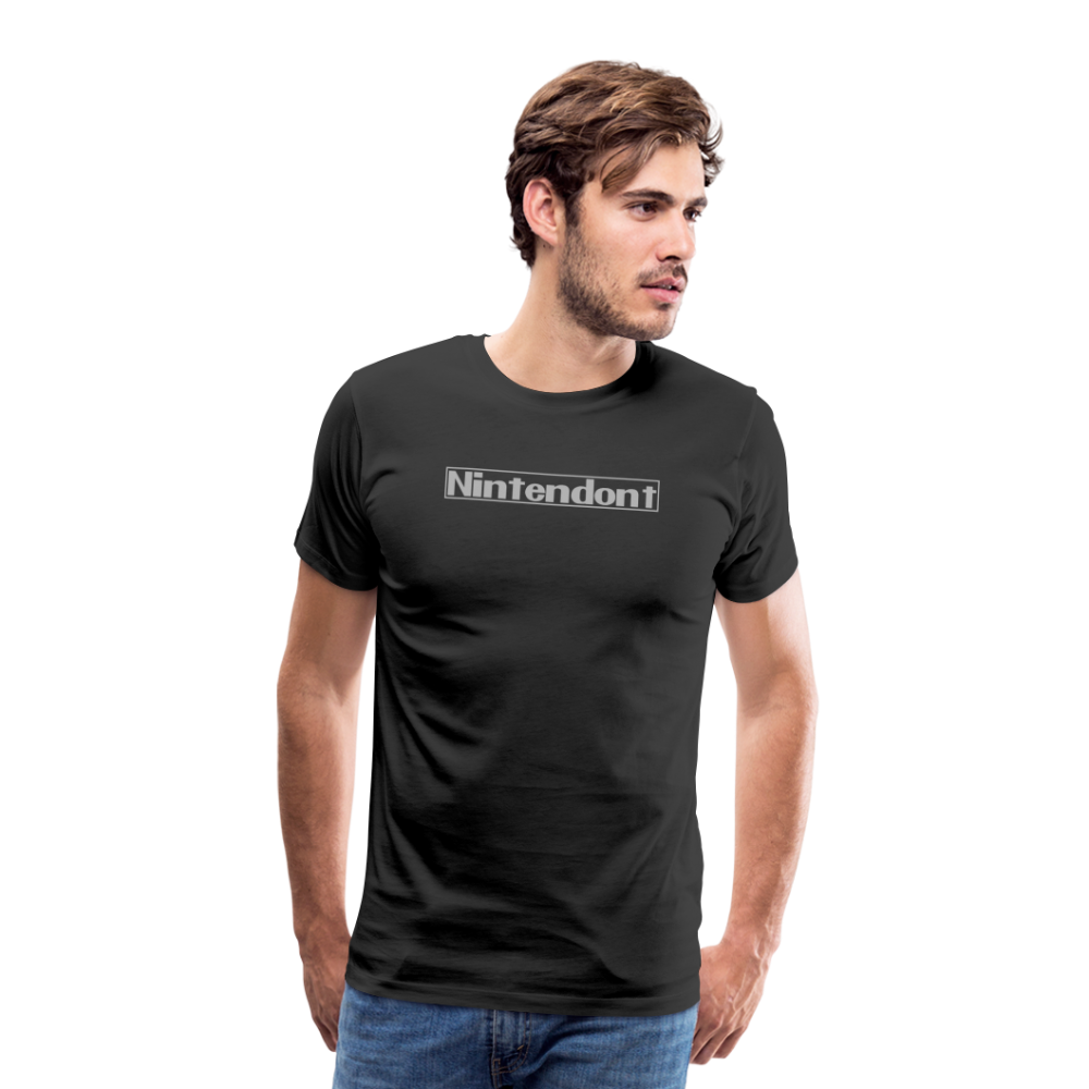 Nintendont funny parody Videogame Gift for Gamers Men's Premium T-Shirt - black