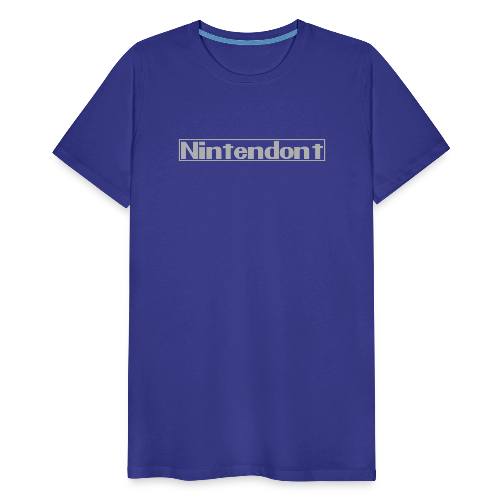 Nintendont funny parody Videogame Gift for Gamers Men's Premium T-Shirt - royal blue