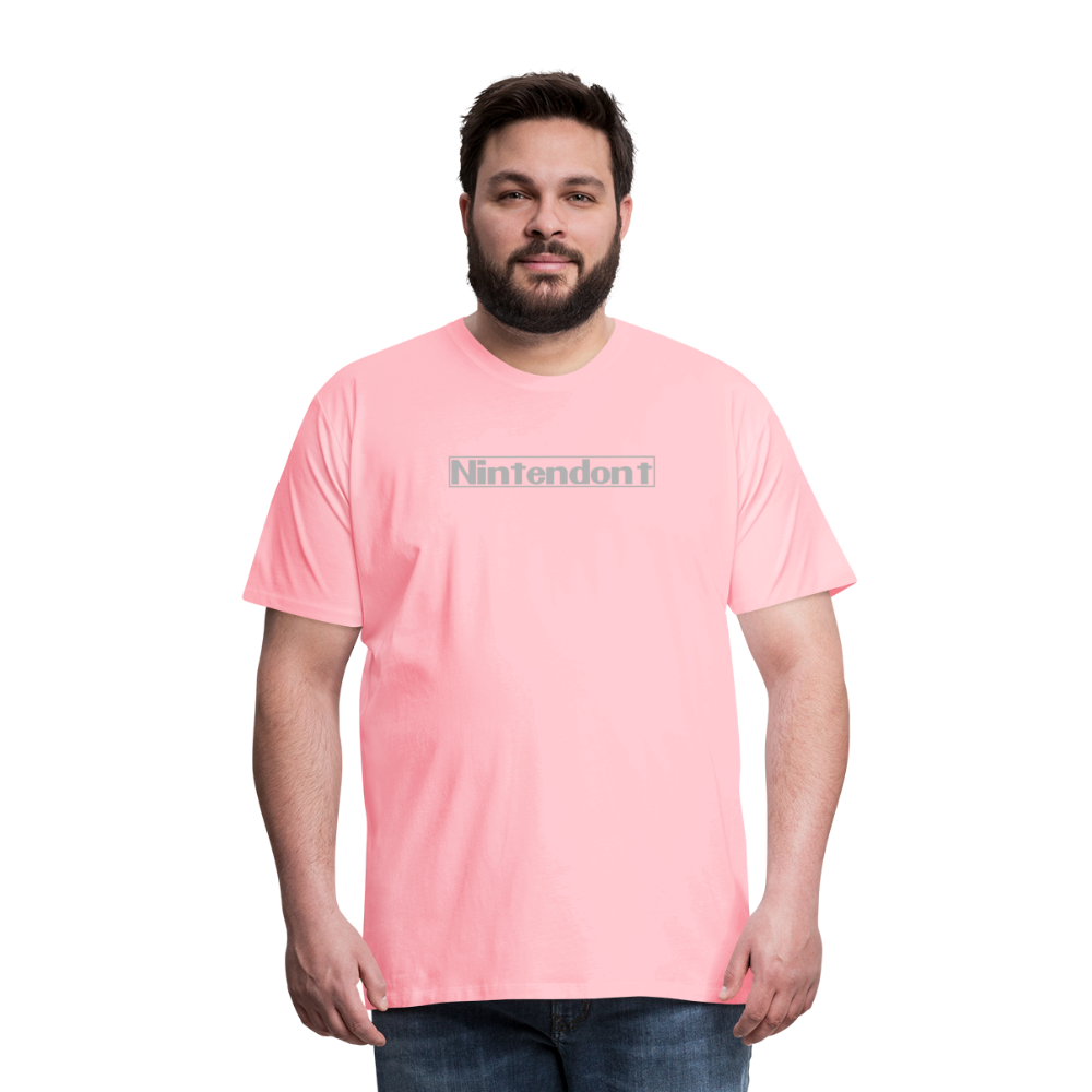 Nintendont funny parody Videogame Gift for Gamers Men's Premium T-Shirt - pink