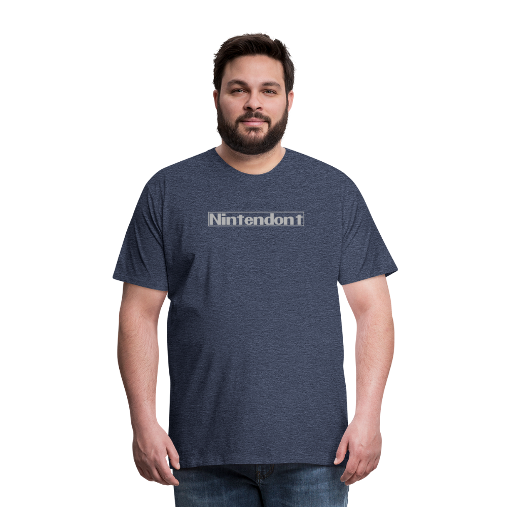 Nintendont funny parody Videogame Gift for Gamers Men's Premium T-Shirt - heather blue