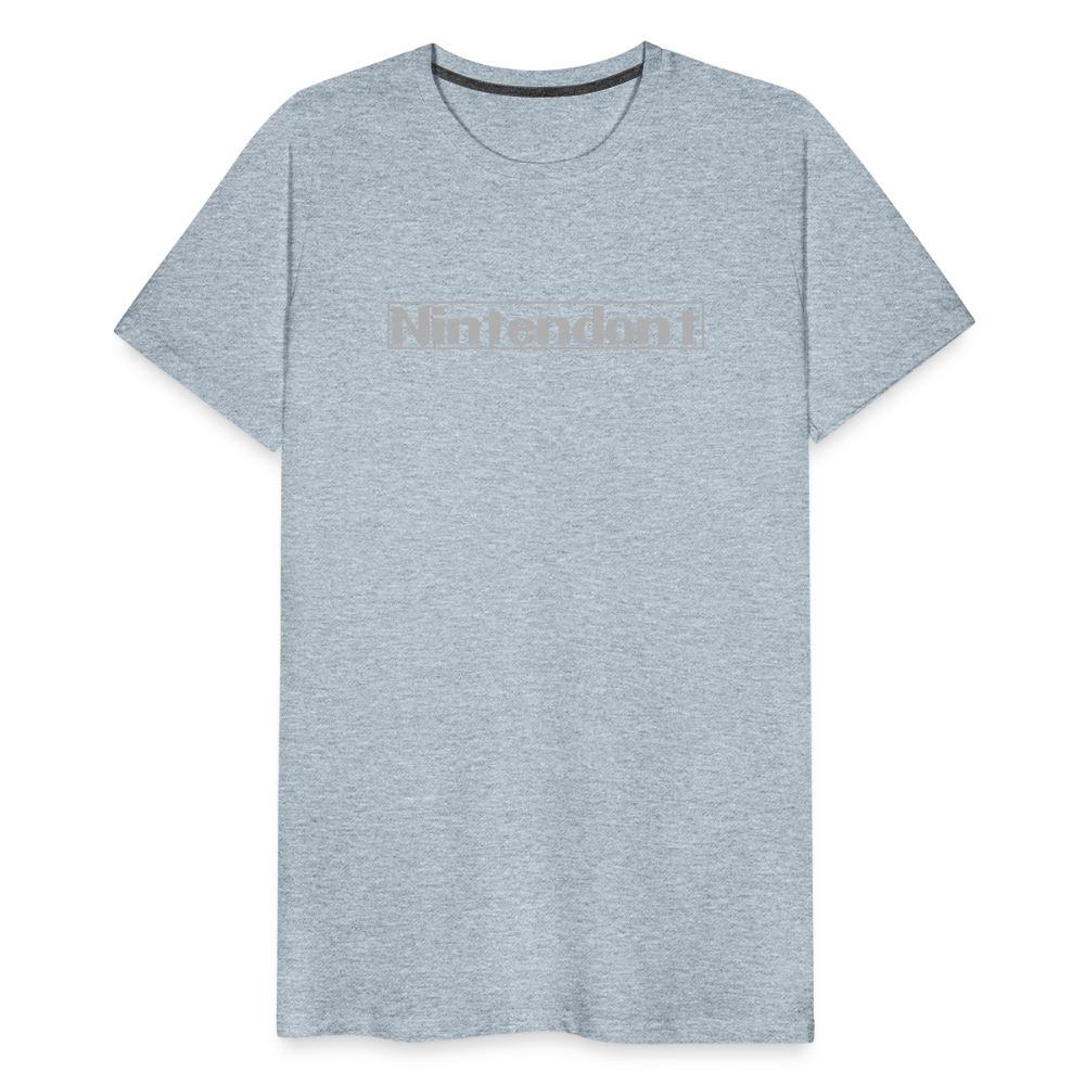 Nintendont funny parody Videogame Gift for Gamers Men's Premium T-Shirt - heather ice blue