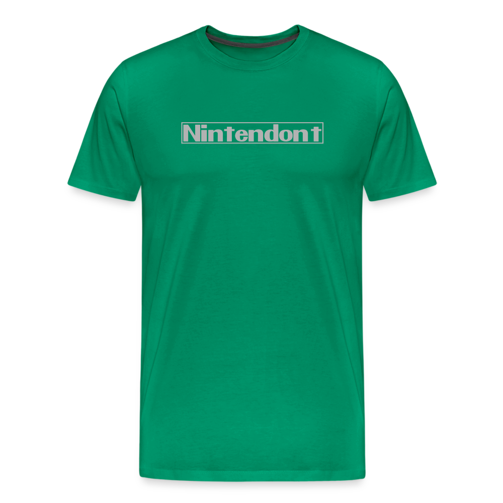 Nintendont funny parody Videogame Gift for Gamers Men's Premium T-Shirt - kelly green