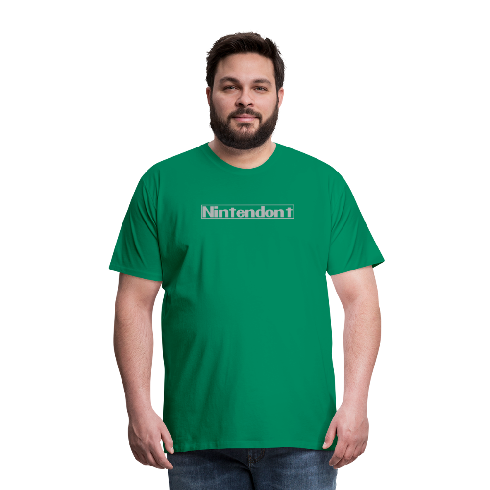 Nintendont funny parody Videogame Gift for Gamers Men's Premium T-Shirt - kelly green