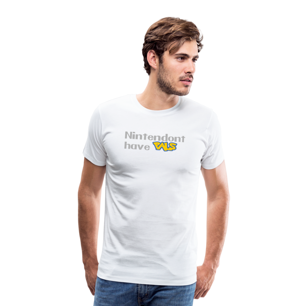 Nintendont have Pals funny Videogame Gift Men's Premium T-Shirt - white