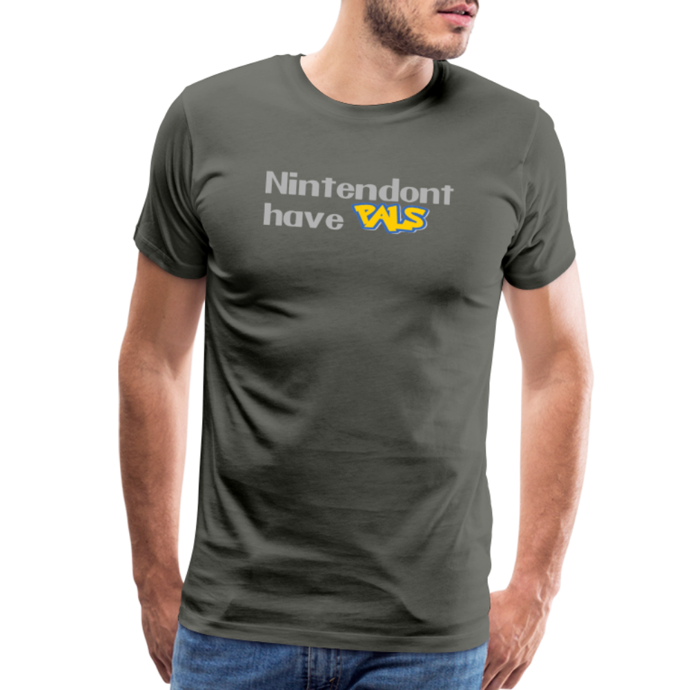 Nintendont have Pals funny Videogame Gift Men's Premium T-Shirt - asphalt gray