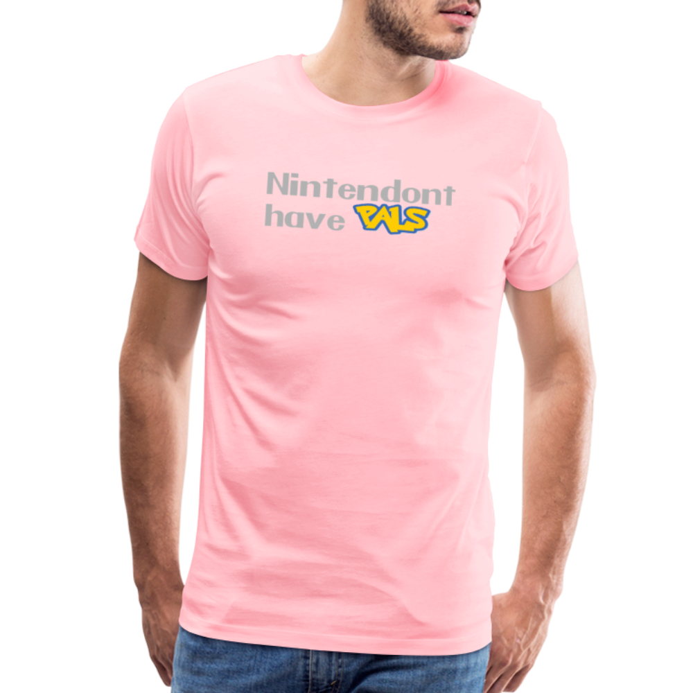 Nintendont have Pals funny Videogame Gift Men's Premium T-Shirt - pink