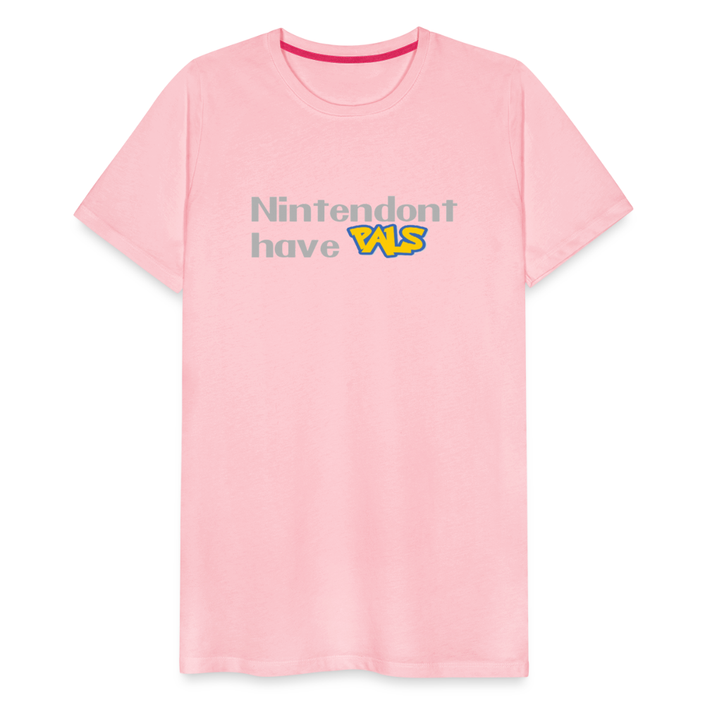 Nintendont have Pals funny Videogame Gift Men's Premium T-Shirt - pink