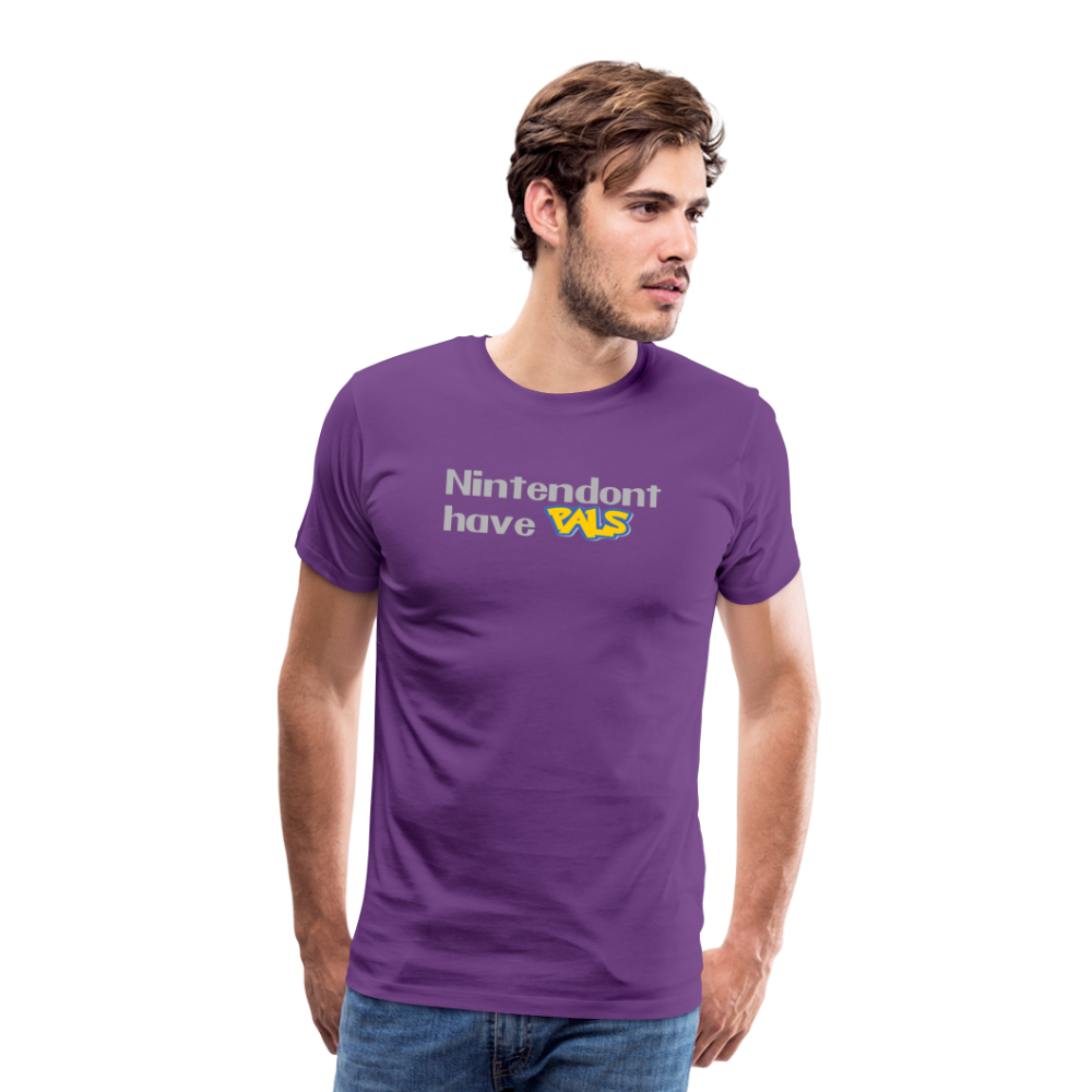 Nintendont have Pals funny Videogame Gift Men's Premium T-Shirt - purple