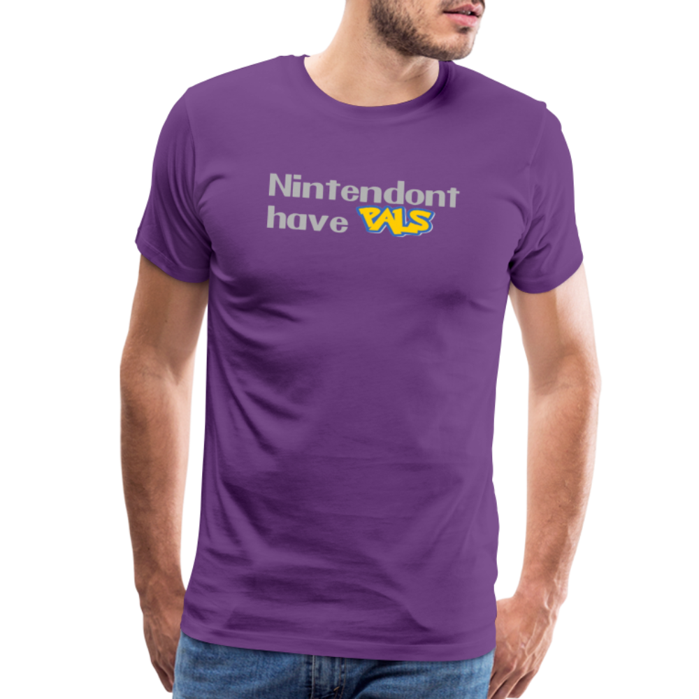 Nintendont have Pals funny Videogame Gift Men's Premium T-Shirt - purple