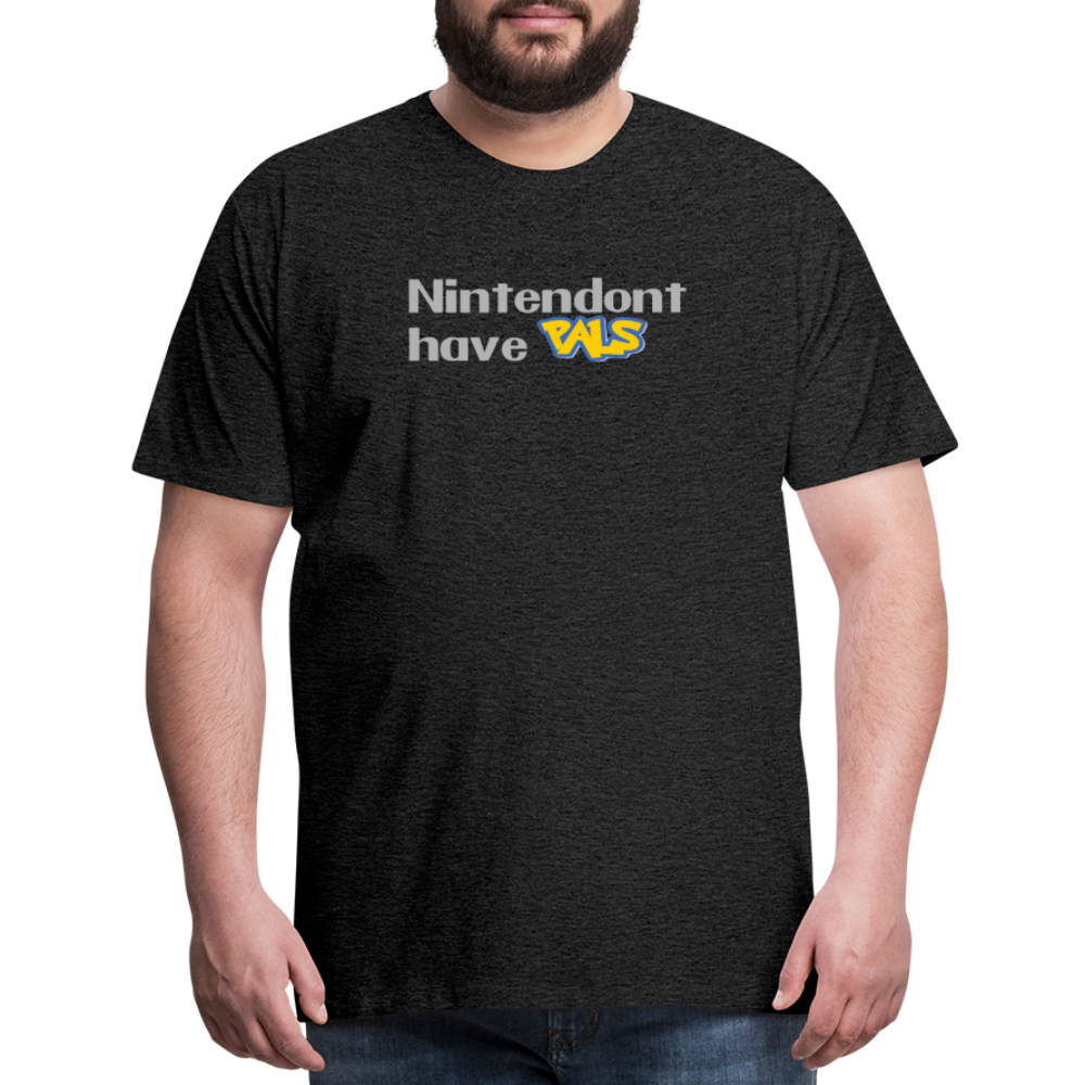 Nintendont have Pals funny Videogame Gift Men's Premium T-Shirt - charcoal grey