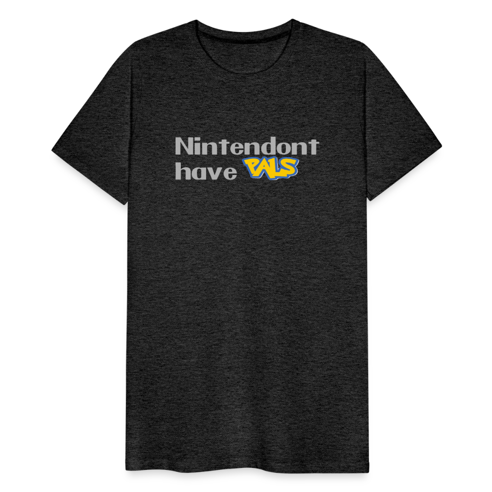 Nintendont have Pals funny Videogame Gift Men's Premium T-Shirt - charcoal grey