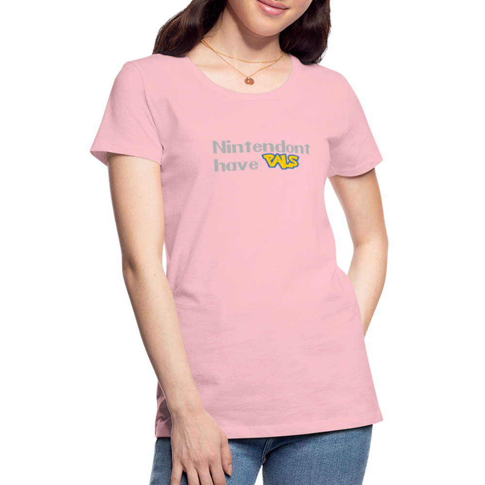 Nintendont have Pals funny Videogame Gift Women’s Premium T-Shirt - pink