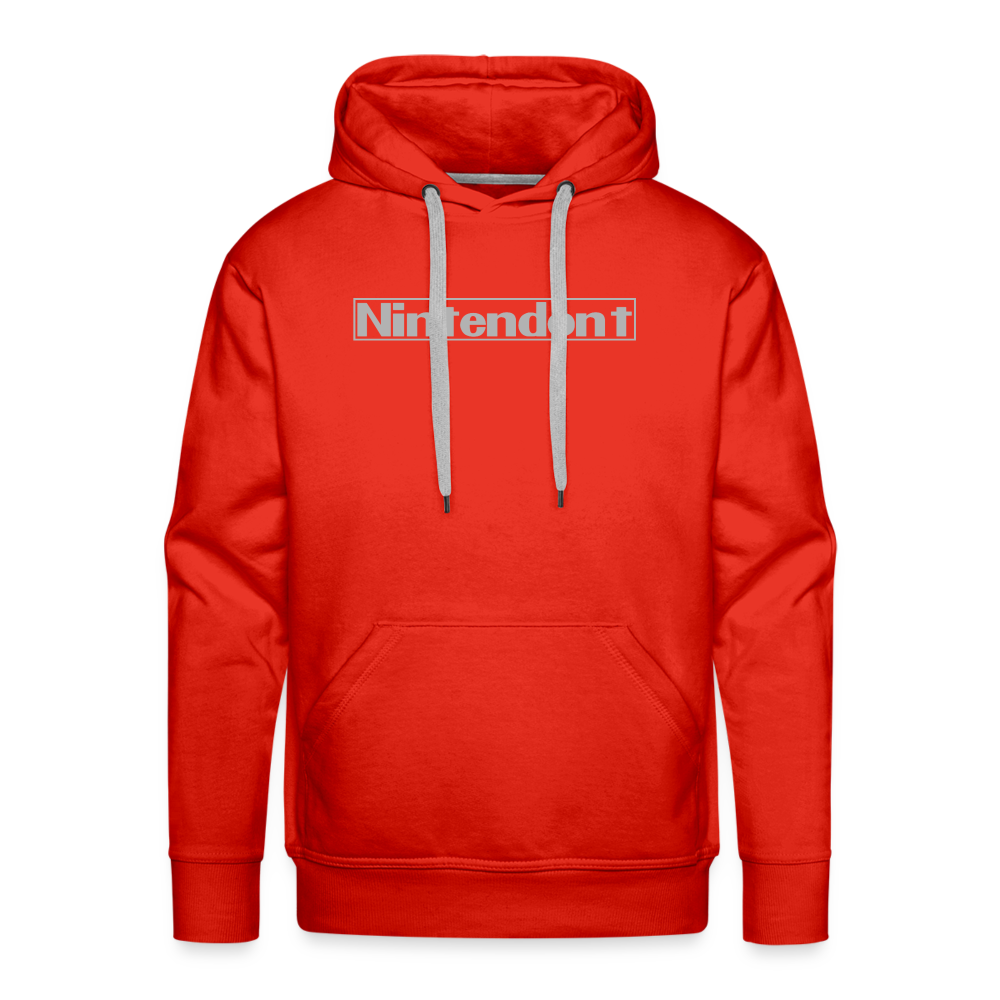 Nintendont funny parody Videogame Gift for Gamers Men’s Premium Hoodie - red