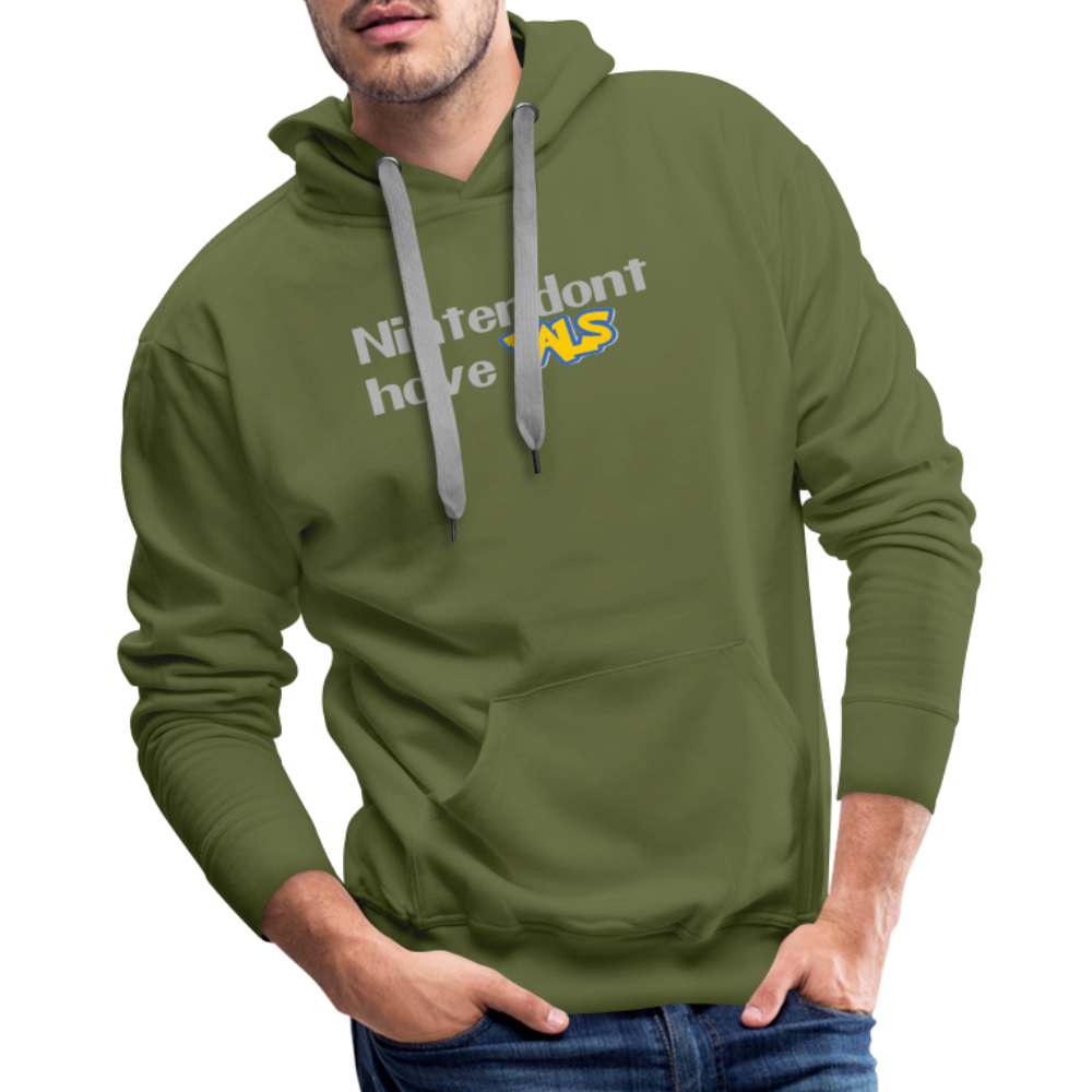Nintendont have Pals funny Videogame Gift Men’s Premium Hoodie - olive green