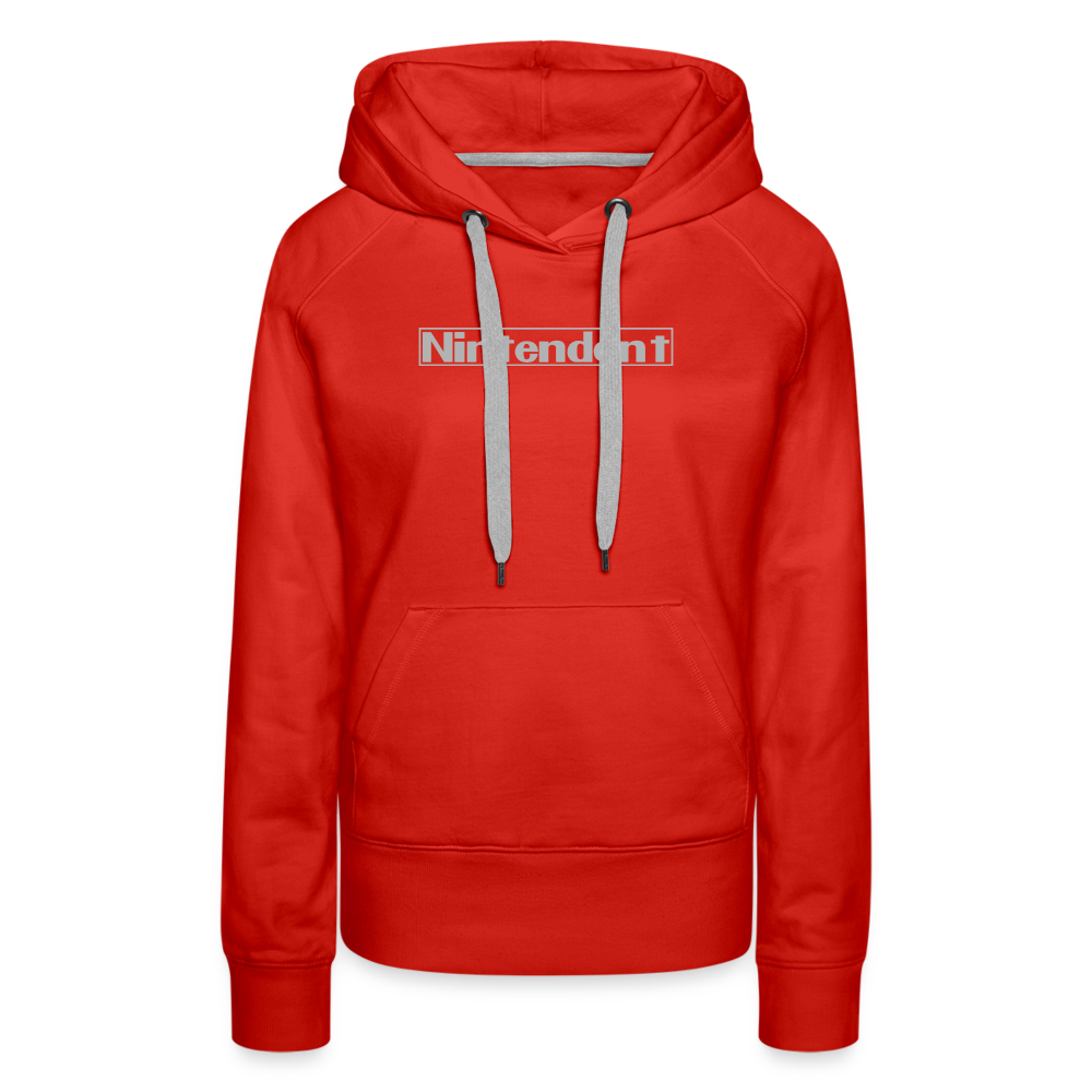 Nintendont funny parody Videogame Gift for Gamers Women’s Premium Hoodie - red