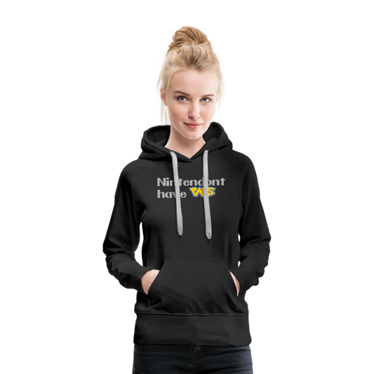 Nintendont have Pals funny Videogame Gift Women’s Premium Hoodie - black