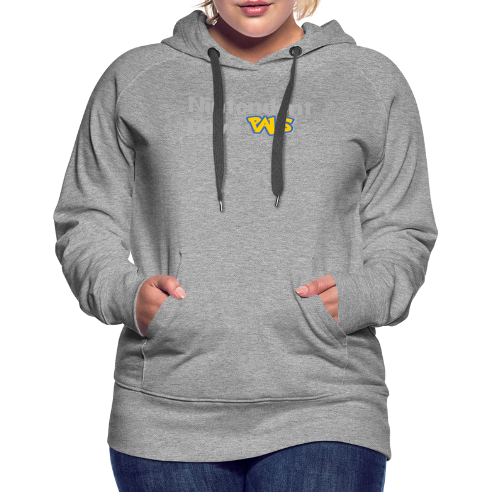 Nintendont have Pals funny Videogame Gift Women’s Premium Hoodie - heather grey