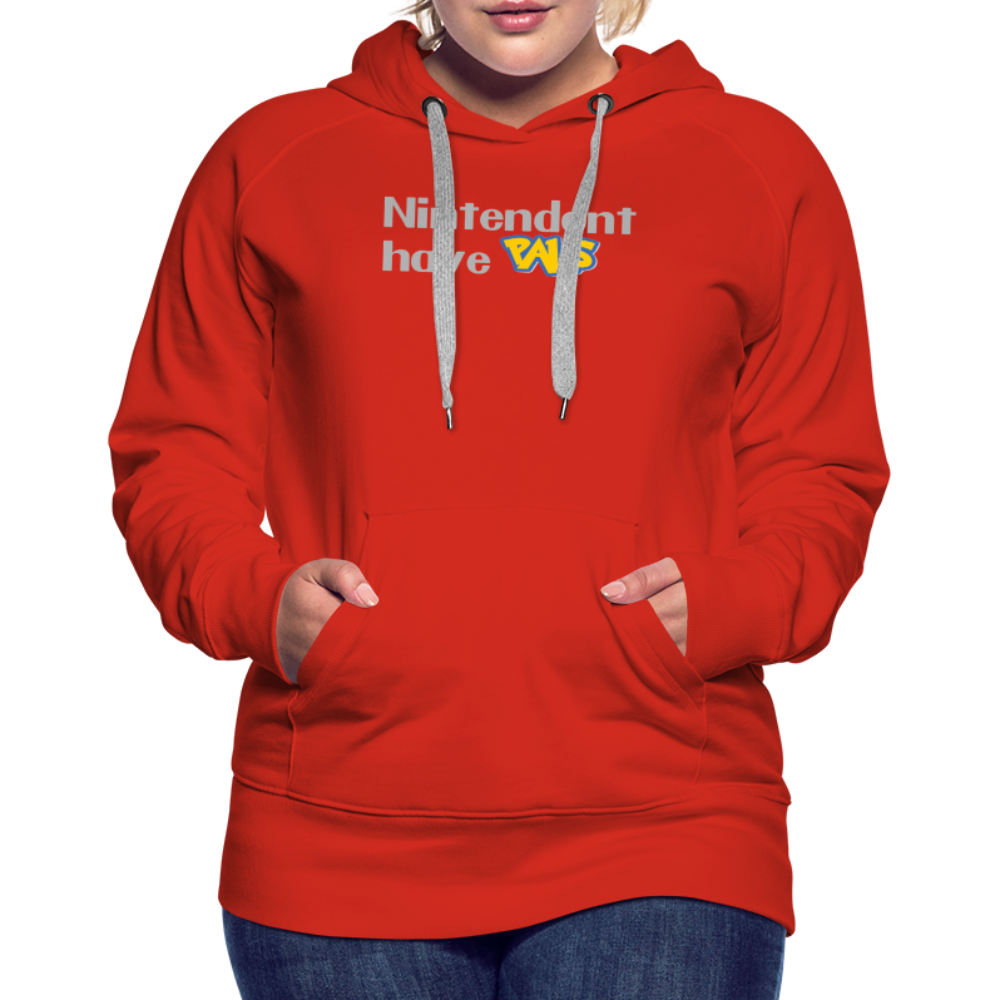 Nintendont have Pals funny Videogame Gift Women’s Premium Hoodie - red