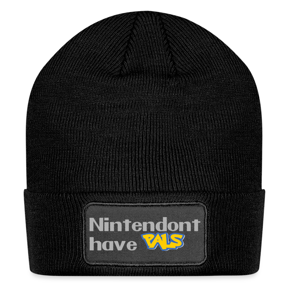 Nintendont have Pals funny Videogame Gift Kids Patch Beanie - black