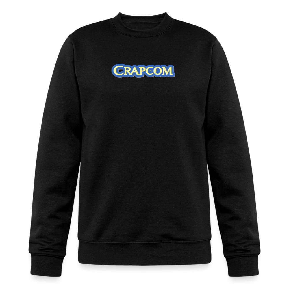 Crapcom funny parody Videogame Gift for Gamers & PC players Champion Unisex Powerblend Sweatshirt - black